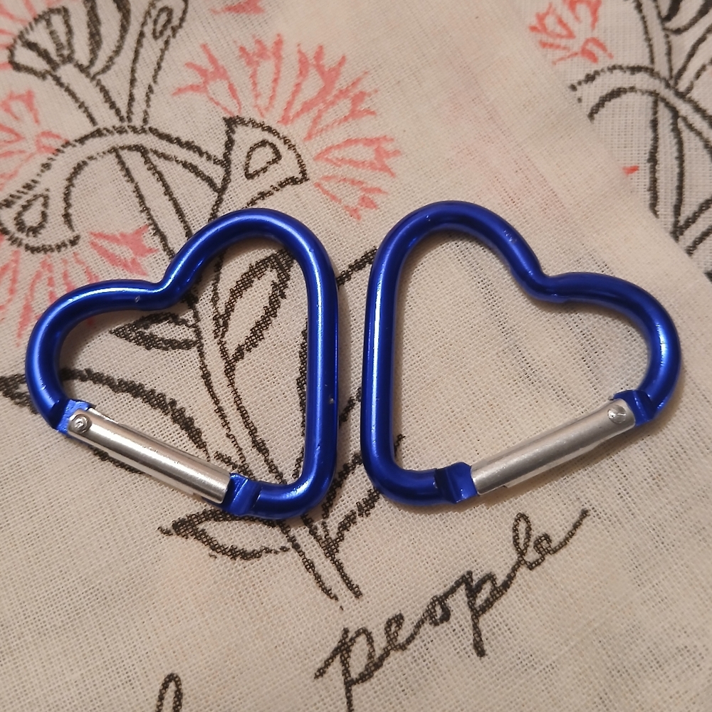 (New) Free People Carabiner Clips (Set of 2) - Picture 2 of 2